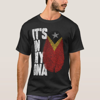 T-shirt C'est dans mon ADN Timorais de l'Est Fiers drapeau