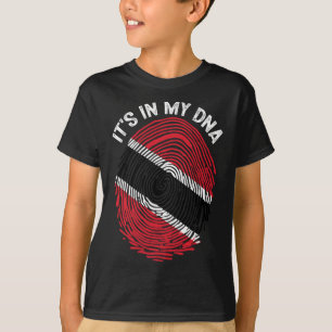 T-shirt C'est dans mon Adn Trinité-et-Tobago Drapeau Fière