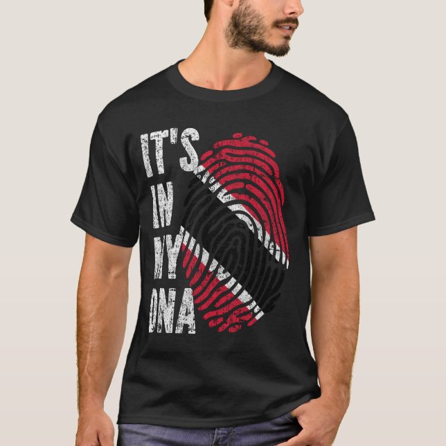 T-shirt C'EST DANS MON ADN Trinité-et-Tobago Drapeau Homme (Devant)