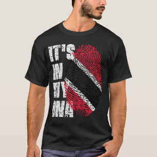 T-shirt C'EST DANS MON ADN Trinité-et-Tobago Flag Boy Girl