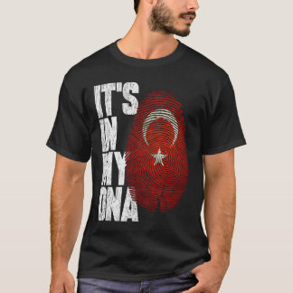 T-shirt C'est dans mon ADN Turc Chemise Fière Cadeau Turqu