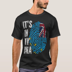T-shirt C'EST DANS MON ADN Tuvalu Drapeau Hommes Femmes En