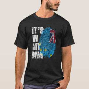 T-shirt C'est dans mon ADN Tuvalu Drapeau Tuvaluan
