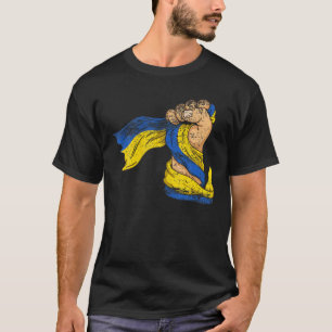 T-shirt C'EST DANS MON ADN Ukraine Drapeau - Racines ukrai