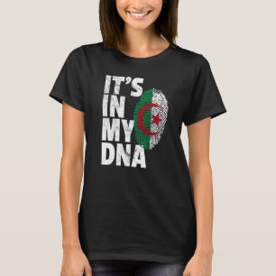 T-shirt C'est dans mon Adna Algérie Drapeau Hommes femmes