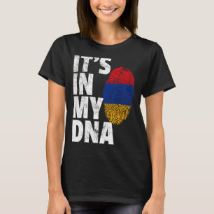 T-shirt C'est dans mon Adna Arménie Drapeau Hommes Femmes
