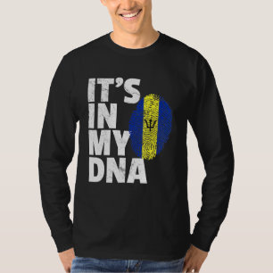 T-shirt C'Est Dans Mon Adna Barbados Flag Pride National P