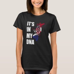 T-shirt C'est dans mon Adna Drapeau Croate Origine Croatie