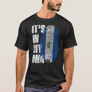 T-shirt C'est dans mon Adna El Salvador Drapeau salvadorie