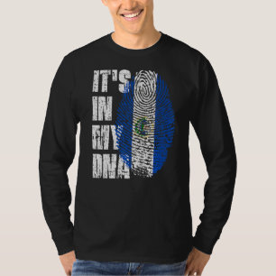 T-shirt C'est dans mon Adna El Salvador Drapeau salvadorie