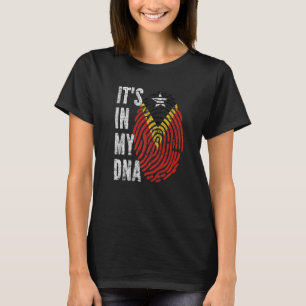 T-shirt C'est dans mon Adna Timor oriental drapeau Timorai
