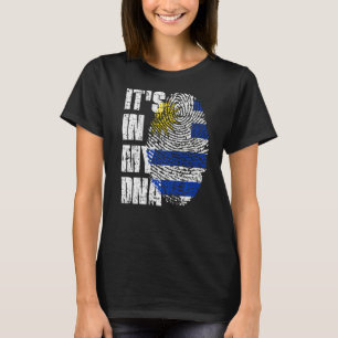 T-shirt C'est dans mon Adna Uruguay Drapeau uruguayen