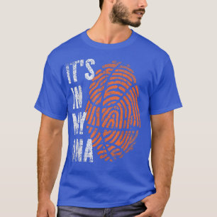 T-shirt C'EST DANS MON Basketball Ball Ball Fingerprint Ba