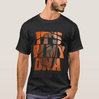 T-shirt C'Est Dans Mon Dna Basketball Fingerprint Team Coa