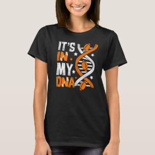 T-shirt C'est dans mon Dna Football Sport Players Fans Tea