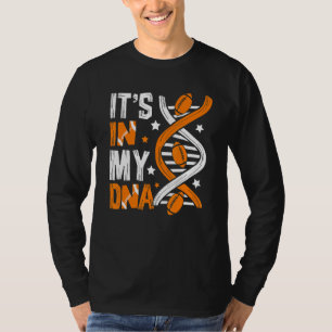 T-shirt C'est dans mon Dna Football Sport Players Fans Tea