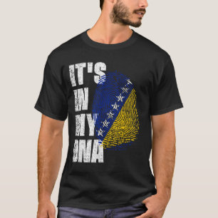 T-shirt C'EST DANS MON Drapeau ADN bosnie et herzégovine