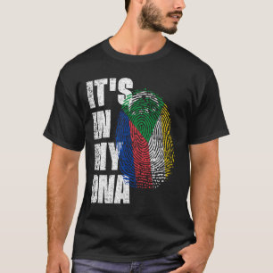 T-shirt C'EST DANS MON Drapeau ADN Comores