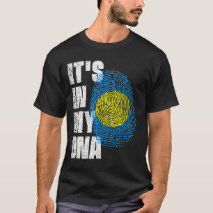 T-shirt C'EST DANS MON Drapeau ADN Palau