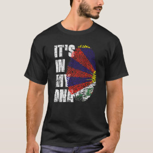 T-shirt C'est dans mon Drapeau Adn Tibet Tibétain
