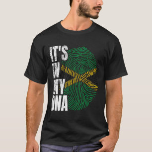 T-shirt C'Est Dans Mon Drapeau Jamaïcain Dna Jamaïque