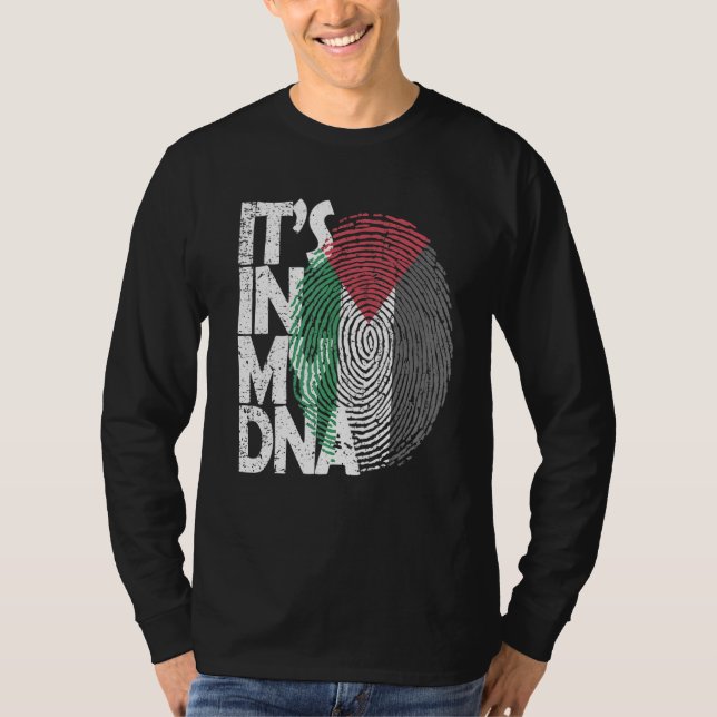T-shirt C'Est Dans Mon Drapeau Palestinien Arabe Palestine (Devant)