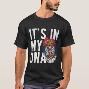 T-shirt C'Est Dans Mon Drapeau Serbie Drapeau Drapeau Drap