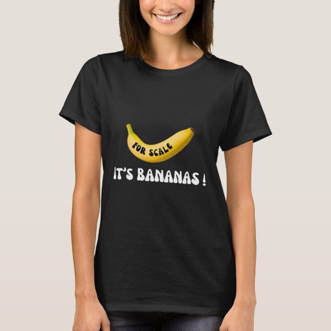 T-shirt C'est de la banane pour l'échelle Starship Funny T (Devant)