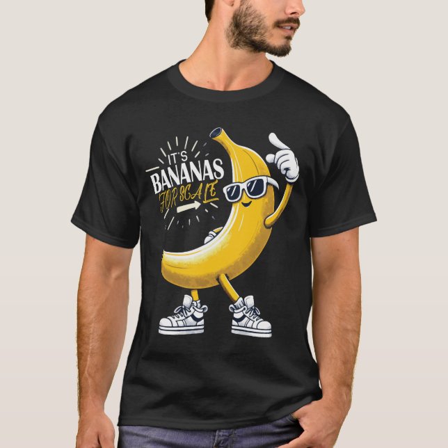 T-SHIRT C'EST DES BANANES À ÉCHELLE (Devant)