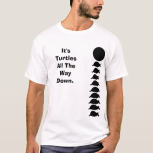 T-shirt C'est des tortues complètement vers le bas