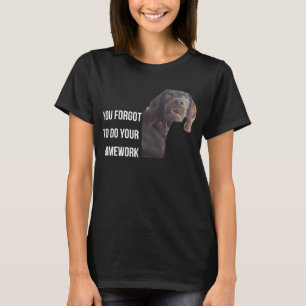 T-shirt C'Est Drôle De Setter Black Gordon Mème Vous Avez 