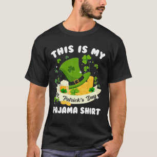 T-shirt C'est drôle le pyjama de la Saint Patrick