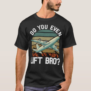 T-shirt C'Est Drôle, même de faire voler le pilote d'avion