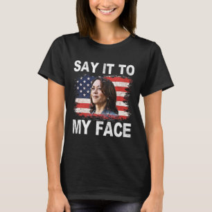 T-shirt C'Est Drôle Pour Moi, Kamala-harris S'Adresse À Tr