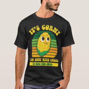 T-shirt C'est du maïs une grosse bosse avec des boutons, i