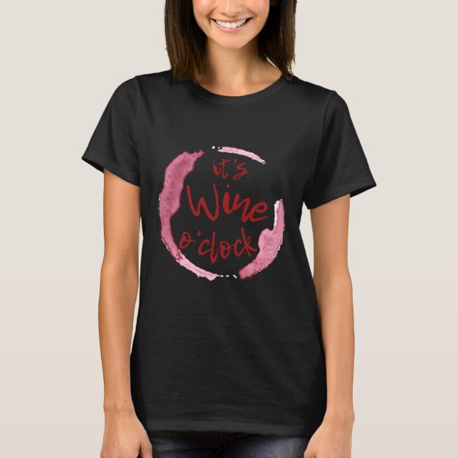 T-shirt C'Est Du Vin À L'Horloge 95 (Devant)