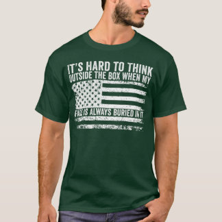 T-shirt C'est dur de penser hors des sentiers battus quand
