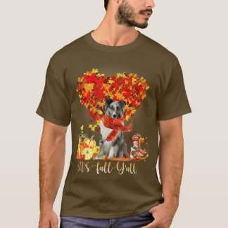 T-shirt C'est Fall Y'all Shetland Sheepdog Amoureux de les