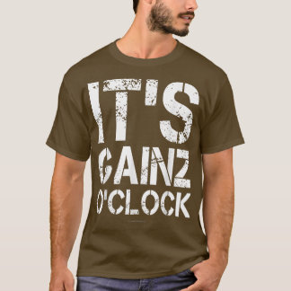 T-shirt C'est Gainz O'clock Ses gains Oclock Drôle Exercic