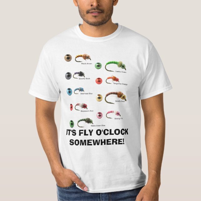 T-shirt C'est HORLOGE de la MOUCHE O'O ' QUELQUE PART (Devant)