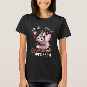 T-shirt C'Est I Votre Fée Godpossum mignonne Possum Magiqu