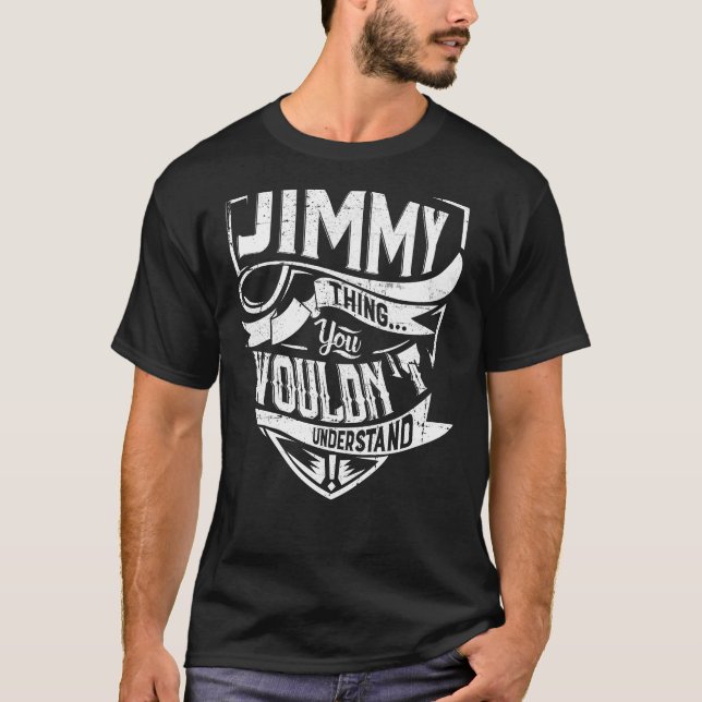 T-shirt C'est Jimmy, tu ne comprendrais pas (Devant)