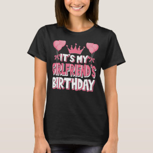 T-shirt C'est la fête d'anniversaire de My Girlfriend