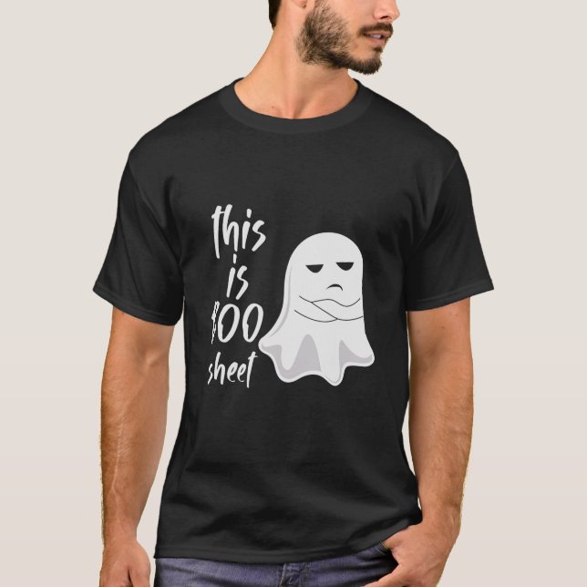 T-shirt C'Est La Feuille De Boite Drôle Halloween Ghost (Devant)