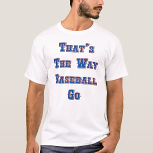T-shirt C'est la manière que le base-ball disparaissent