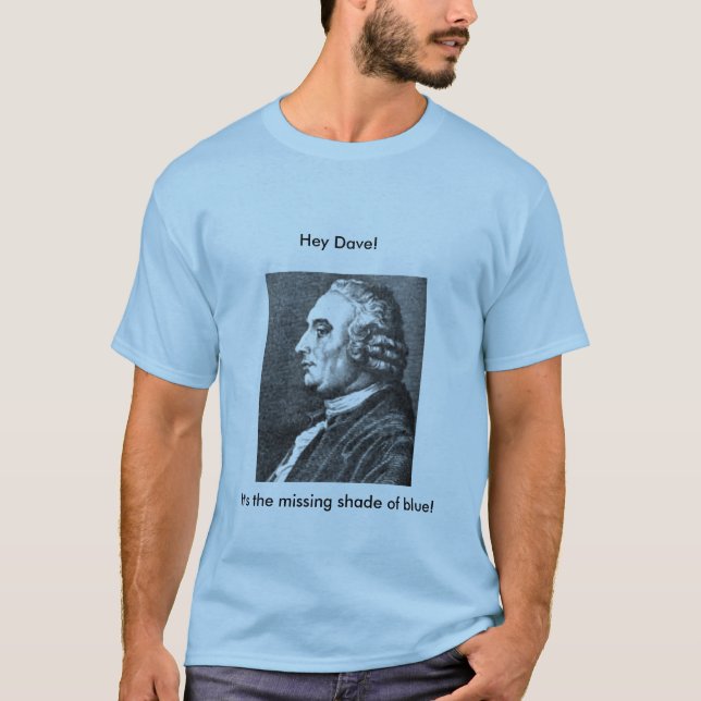 T-shirt C'est la nuance absente du bleu ! (Devant)