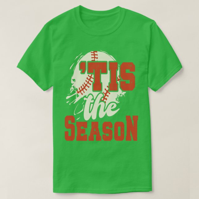 T-shirt C'Est La Saison Amoureux Du Baseball Drôle (Design devant)