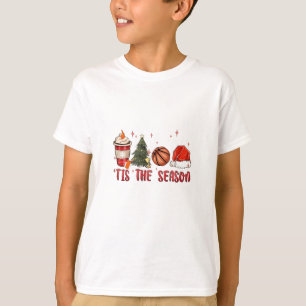 T-shirt C'est la saison Basketball de Noël