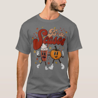 T-shirt C'Est La Saison Citrouille Épice Drôle Vibes Autom