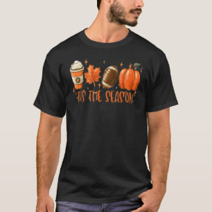 T-shirt C'Est La Saison Citrouille Football Épice Chute Th